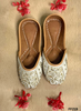 FF219 | White   | Hand -Work | Punjabi Jutti