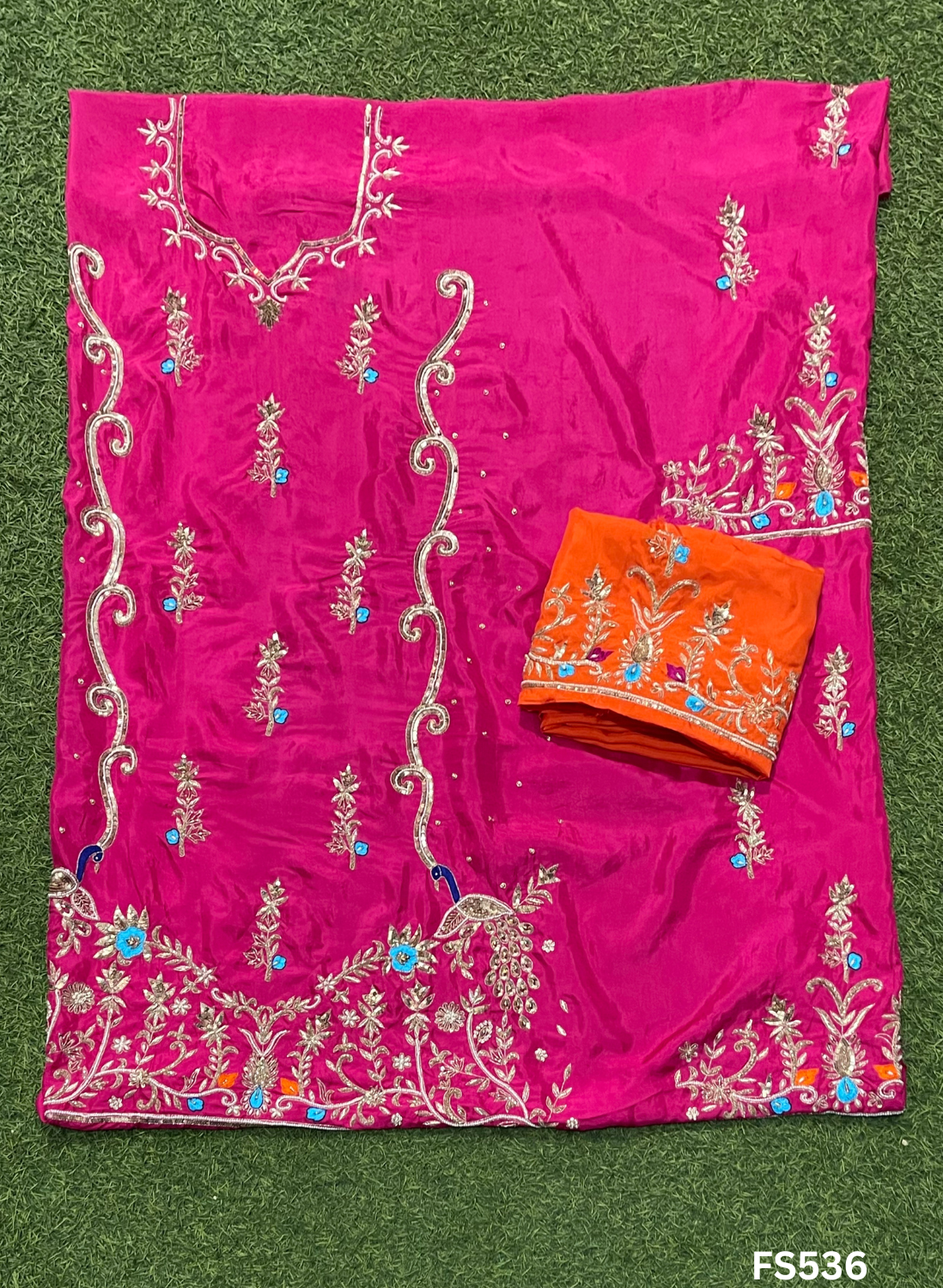 FS536 | Hot pink | Silk Suit | Wedding | Party Wear | Ring Ceremony | Festival Suit