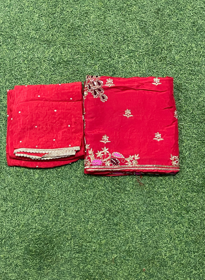 FS230 | Peacock Crepe | Crepe Suit | Wedding | Party Wear | Ring Ceremony | Festival Suit | Allover suit | F9GFAA