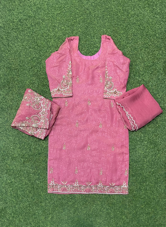 FS226 | Purple | Shimmer Suit | Party Wear | Wedding | Jaggo | Ring Ceremony | Festival | F9HAAA