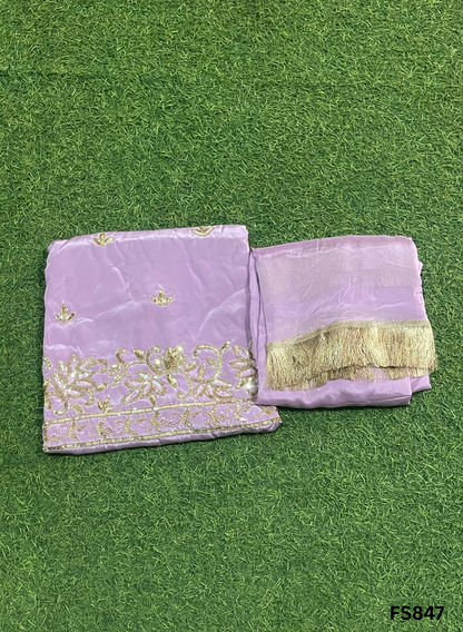FS847 | Crepe Suit | Wedding | Party Wear | Ring Ceremony | Festival Suit | Allover suit |