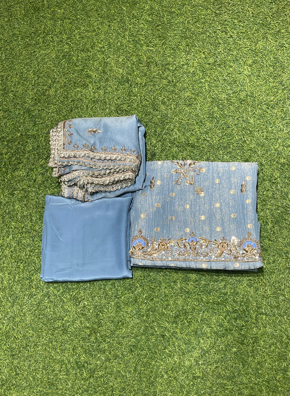 FS225 | Shimmer Suit | Party Wear | Wedding | Jaggo | Ring Ceremony | Festival | F9GAAA