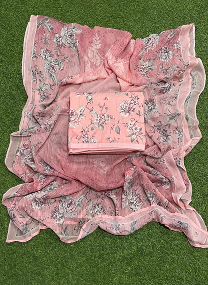 Baby Pink | Cotton Suit | Casual wear | Summer Suits | Regular | FS441