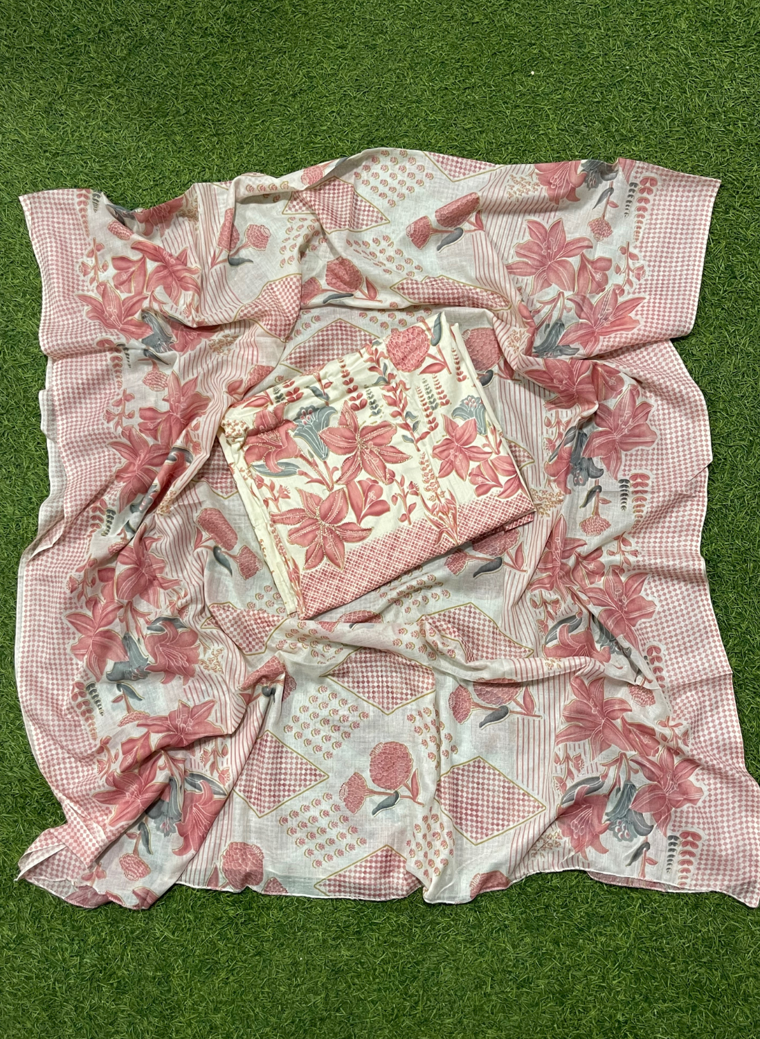 Peach | Cotton Suit | Casual wear | Summer Suits | Regular wear | FS689