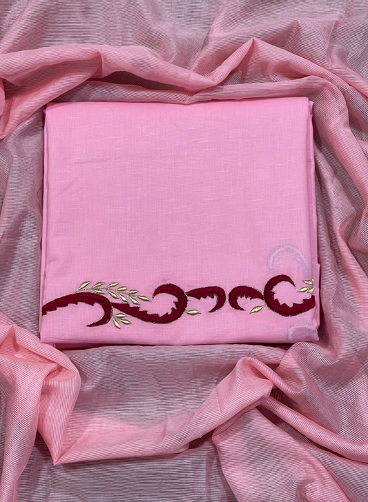 FS752 | Babay Pink | Cotton Suit | Party Wear | Wedding | Jaggo | Ring Ceremony | Festival| Regular wear
