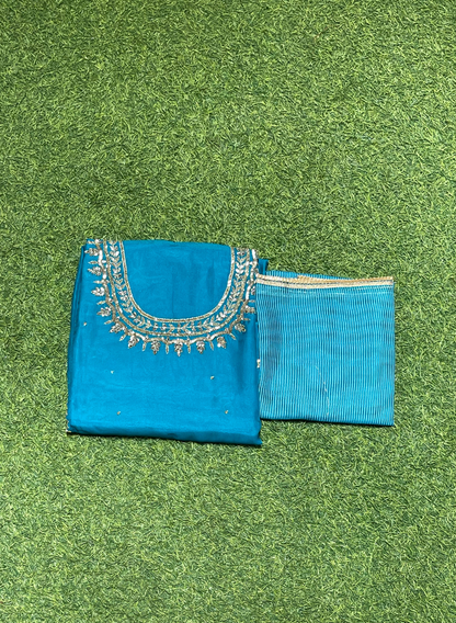 Organza Suit| Party Wear | Wedding | Jaggo | Ring Ceremony | Festival | FS648