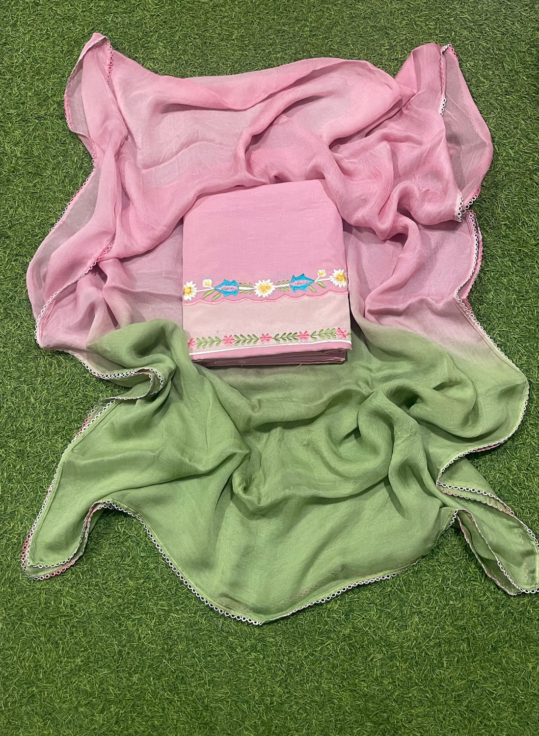FS754  |Baby-Pink | Cotton Suit | Party Wear | Wedding | Jaggo | Ring Ceremony | Festival| Regular wear |