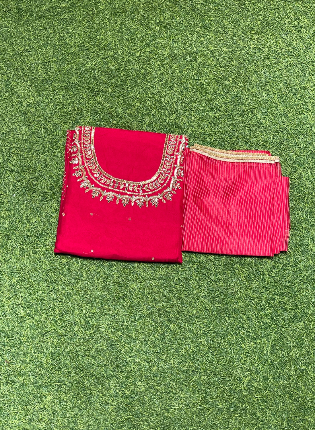 Organza Suit| Party Wear | Wedding | Jaggo | Ring Ceremony | Festival | FS648