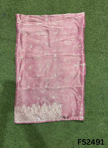 FS2491 | Pink | Shimmer Suit | Party Wear | Wedding | Jaggo | Ring Ceremony |