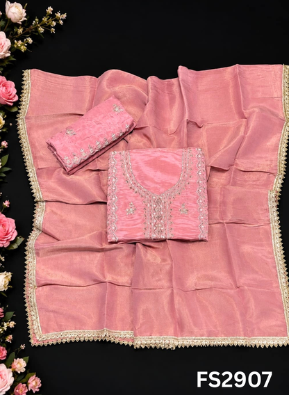 FS2907 | Shimmer Suit | Party Wear | Wedding | Jaggo | Ring Ceremony | Festival
