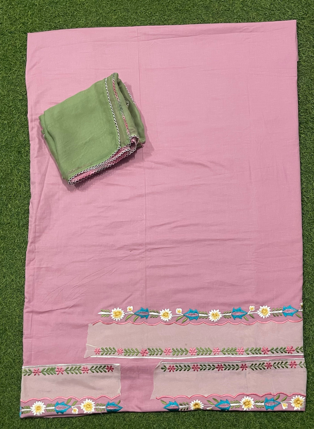 FS754  |Baby-Pink | Cotton Suit | Party Wear | Wedding | Jaggo | Ring Ceremony | Festival| Regular wear |