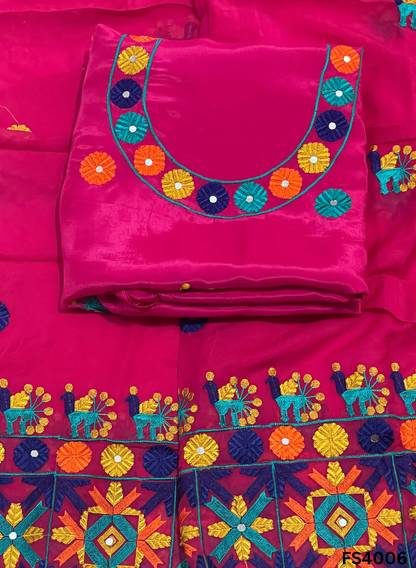FS4006 | Crepe  | Party Wear | Wedding | Jaggo | Festival |