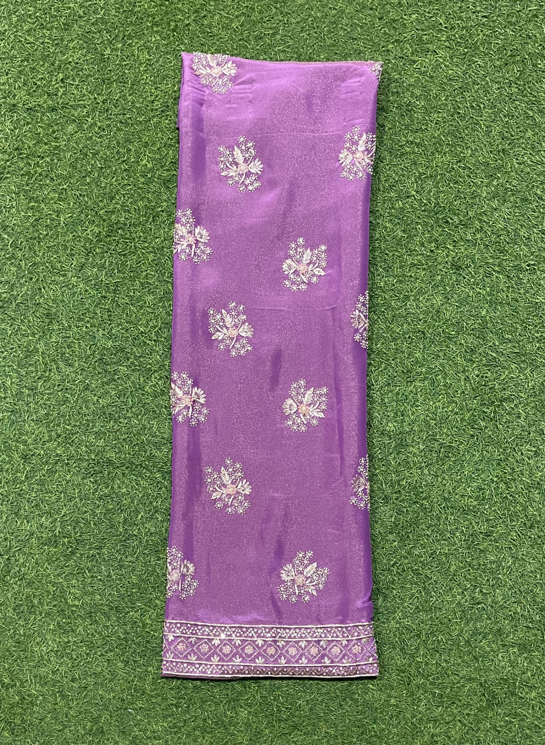 FS321 | Purple shimmer suit | All over |  Shimmer Suit | Party Wear | Wedding | Jaggo | Ring Ceremony | Festival |