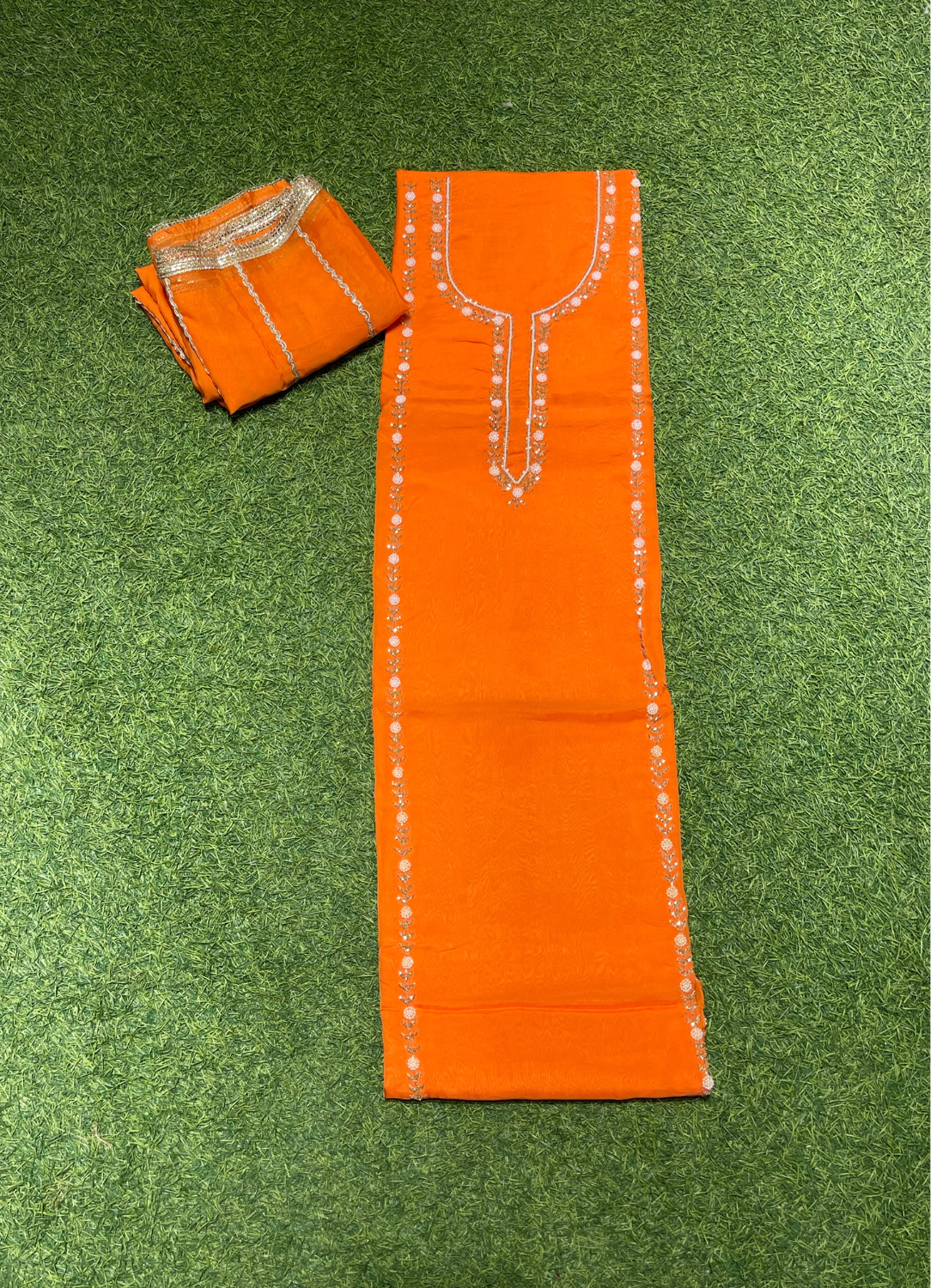 Organza Suit| Party Wear | Wedding | Jaggo | Ring Ceremony | Festival | FS633