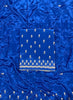 FS776 | Royal Blue | Crepe Suit | Pearl Work | Party Wear | Wedding | Ring Ceremony | Festival |