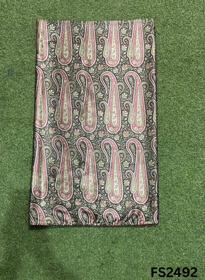 FS2492 | Black | Brocade Suit | Party Wear | Wedding | Ring Ceremony | Festival | Bridal