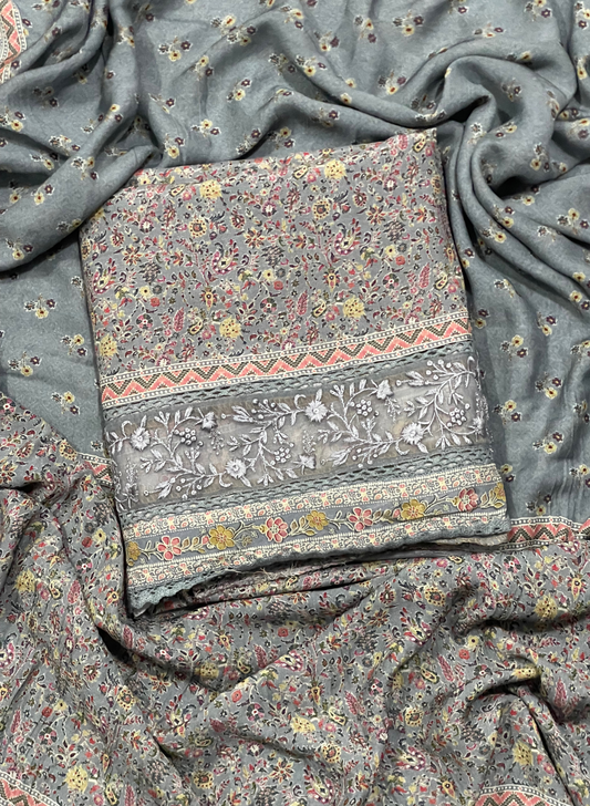 Gray | Cotton Suit | Casual wear | Summer Suits | Regular wear | FS411