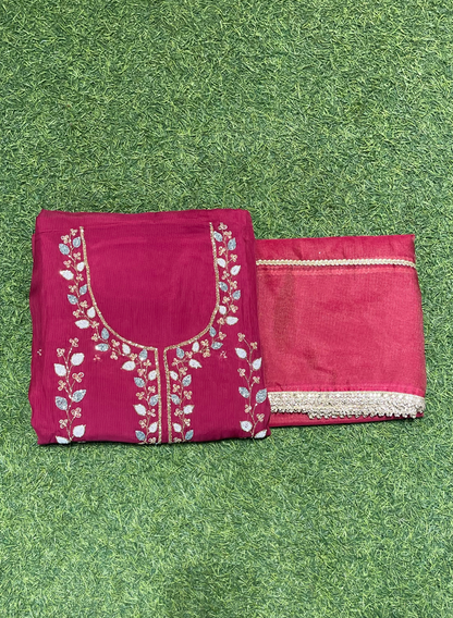 Organza Suit| Party Wear | Wedding | Jaggo | Ring Ceremony | Festival | FS606