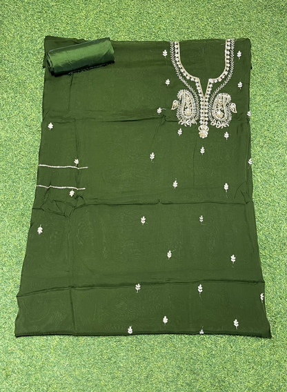 Organza Suit| Party Wear | Wedding | Jaggo | Ring Ceremony | Festival |