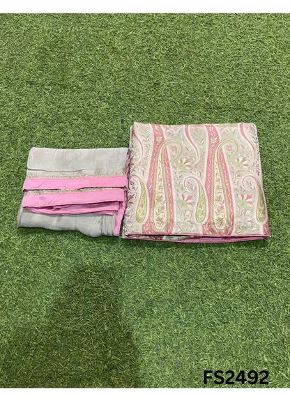 FS2492 | Black | Brocade Suit | Party Wear | Wedding | Ring Ceremony | Festival | Bridal