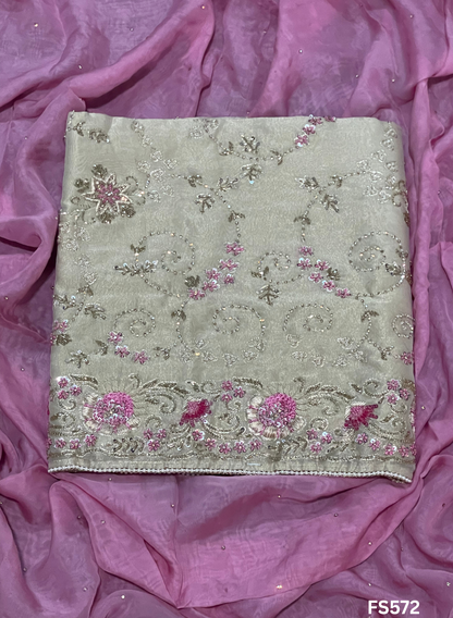 FS572 | Shimmer suit | Wedding | Party Wear | Jaggo | Ring Ceremony | Festival
