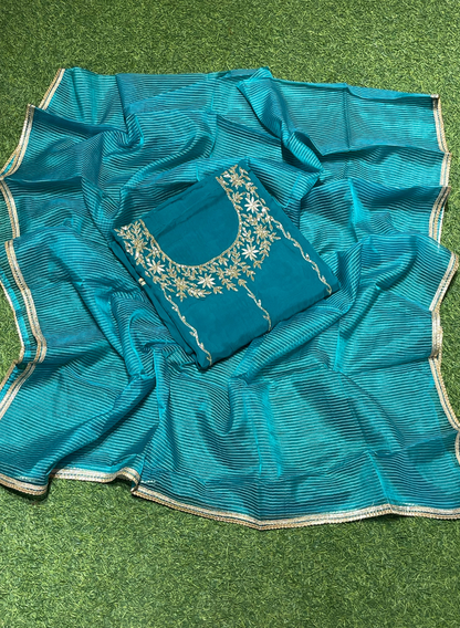 Organza Suit| Party Wear | Wedding | Jaggo | Ring Ceremony | Festival |