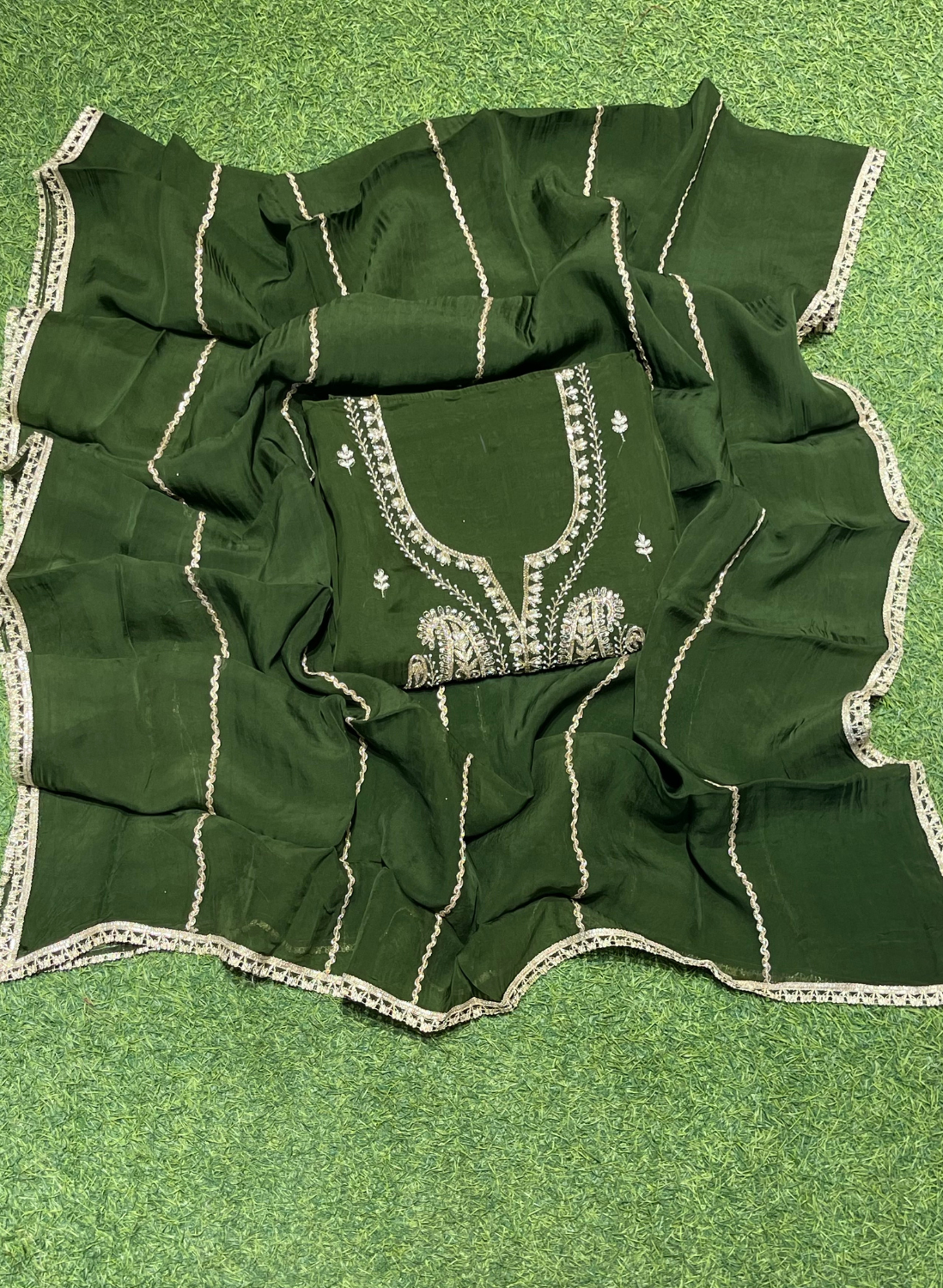Organza Suit| Party Wear | Wedding | Jaggo | Ring Ceremony | Festival |