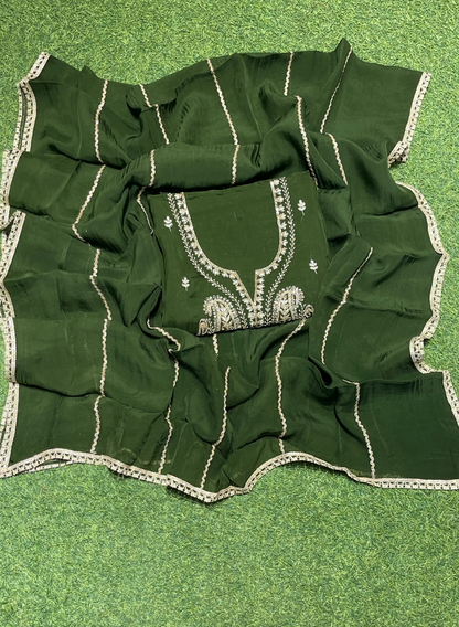 Organza Suit| Party Wear | Wedding | Jaggo | Ring Ceremony | Festival |