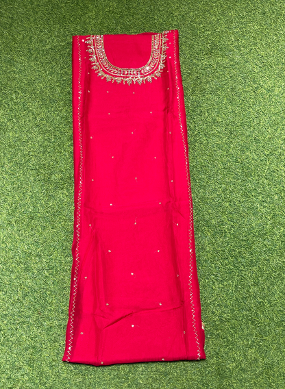 Organza Suit| Party Wear | Wedding | Jaggo | Ring Ceremony | Festival | FS648