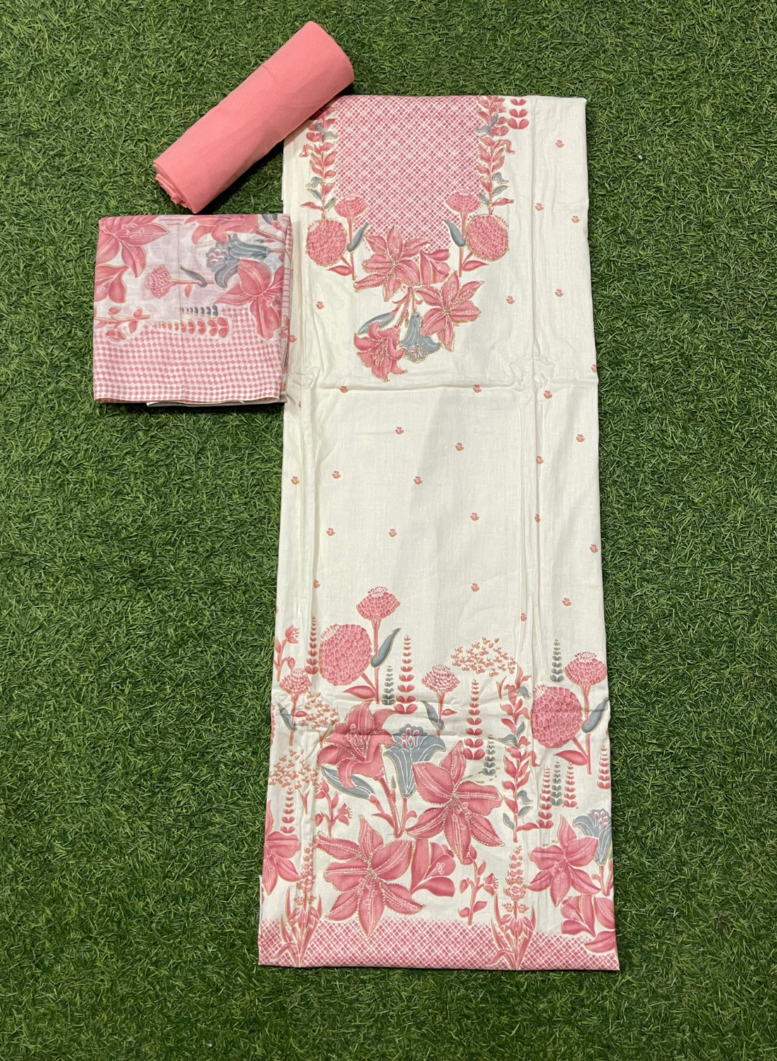 Peach | Cotton Suit | Casual wear | Summer Suits | Regular wear | FS689