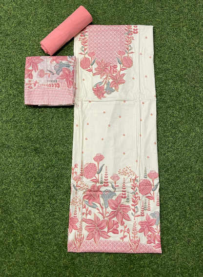 Peach | Cotton Suit | Casual wear | Summer Suits | Regular wear | FS689