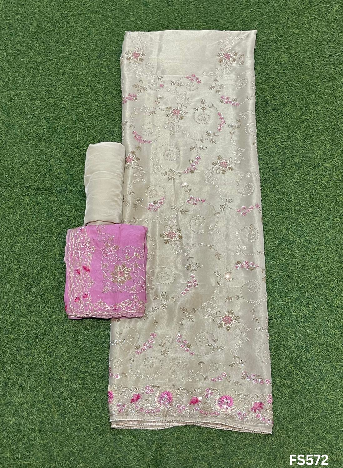 FS572 | Shimmer suit | Wedding | Party Wear | Jaggo | Ring Ceremony | Festival