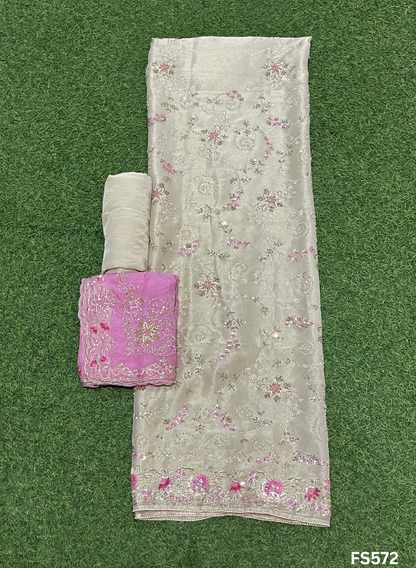FS572 | Shimmer suit | Wedding | Party Wear | Jaggo | Ring Ceremony | Festival