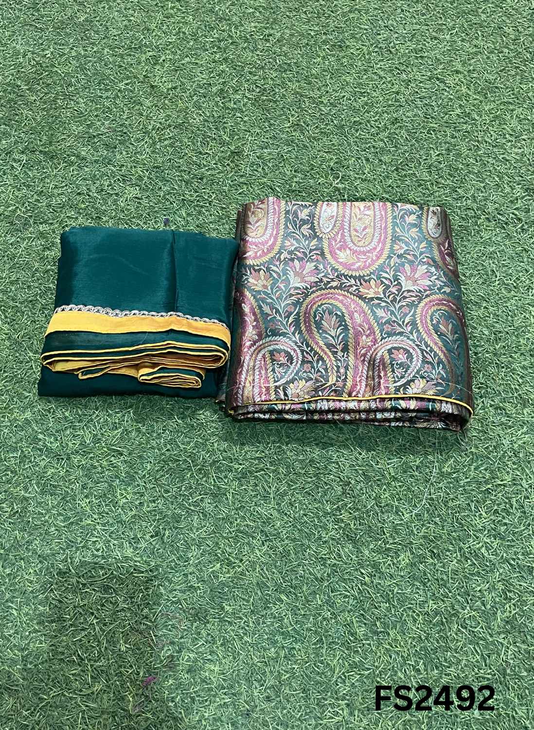 FS2492 | Black | Brocade Suit | Party Wear | Wedding | Ring Ceremony | Festival | Bridal