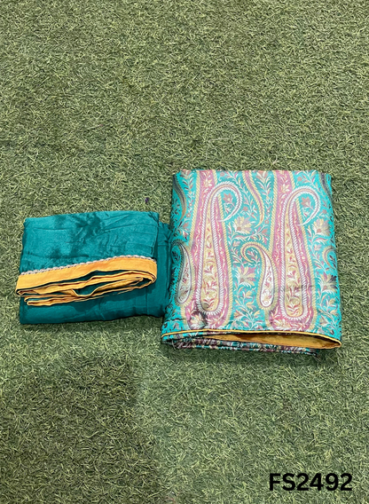 FS2492 | Black | Brocade Suit | Party Wear | Wedding | Ring Ceremony | Festival | Bridal