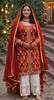 FS1771 | Rust | Silk | Party Wear | Wedding | Jaggo | Ring Ceremony | Festival
