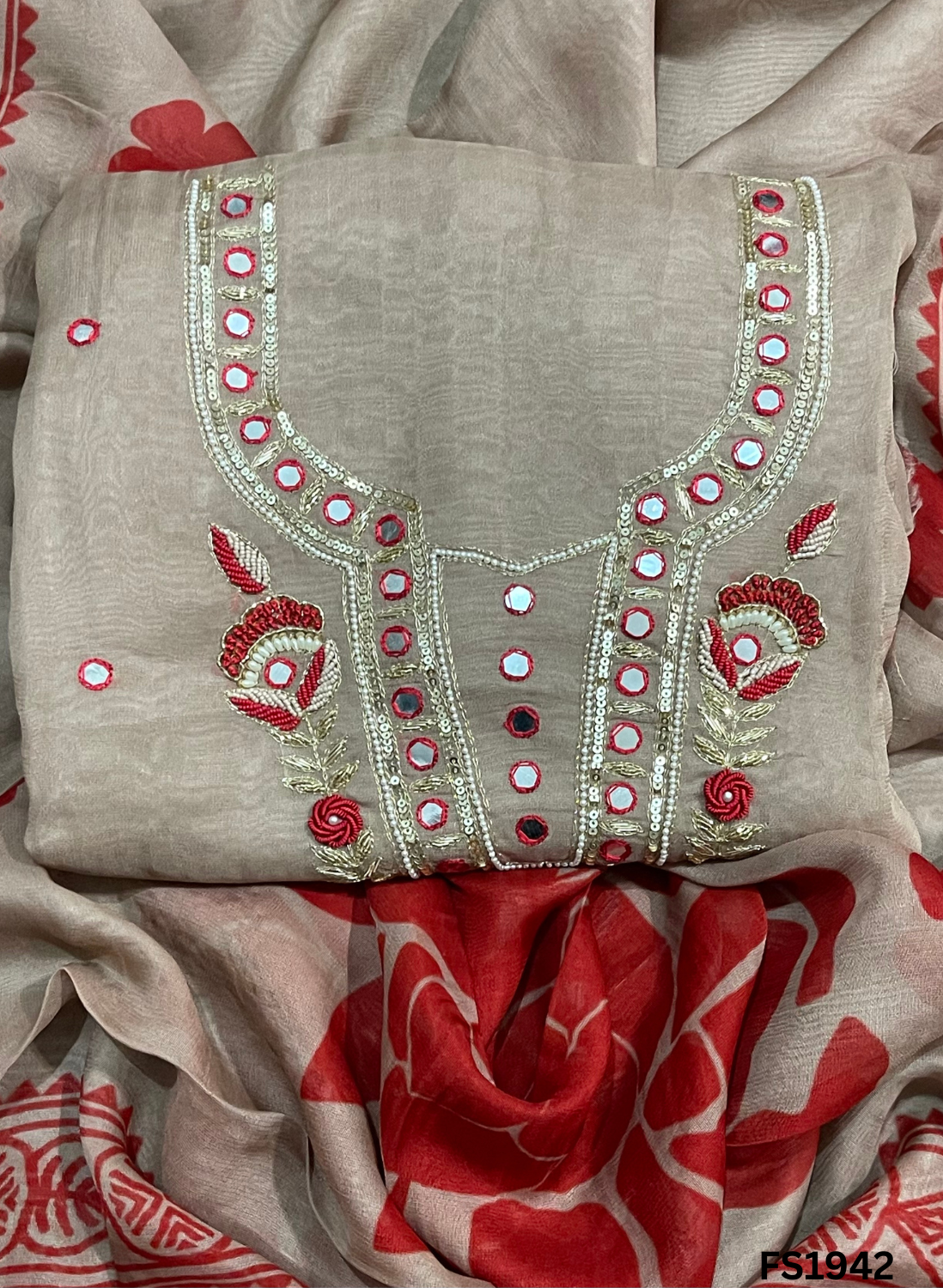 FS1942 | Mehroon | Burberry Suit | Party Wear | Wedding | Jaggo | Ring Ceremony | Festival |