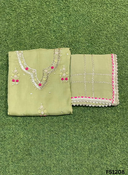 FS1208 | Light-Sky Blue |  Burberry Suit | Party Wear | Wedding | Jaggo | Ring Ceremony | Festival |