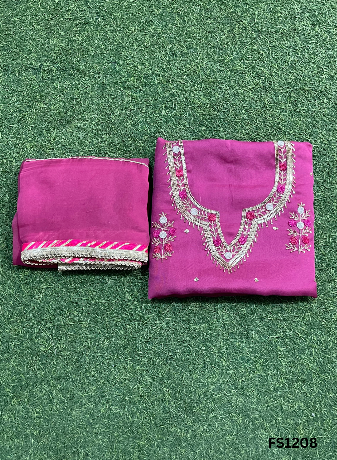 FS1208 | Light-Sky Blue |  Burberry Suit | Party Wear | Wedding | Jaggo | Ring Ceremony | Festival |