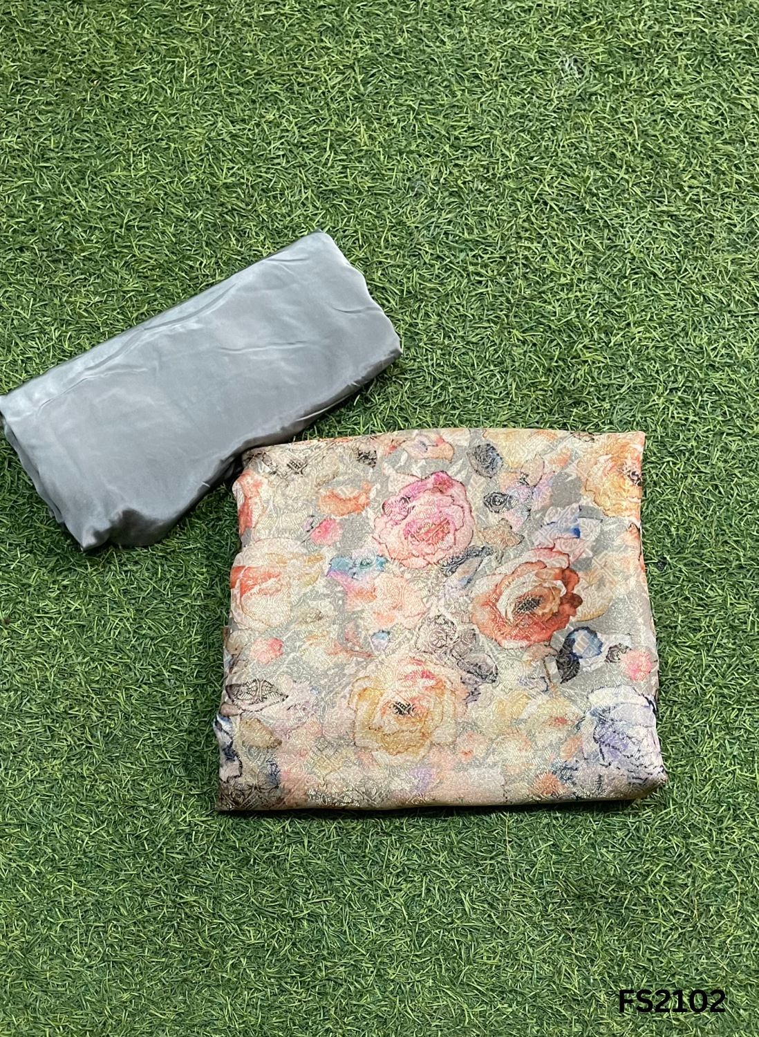 FS2102 | Banarasi Silk Suit | Party Wear | Wedding | Jaggo | Ring Ceremony | Festival | F9DFAA