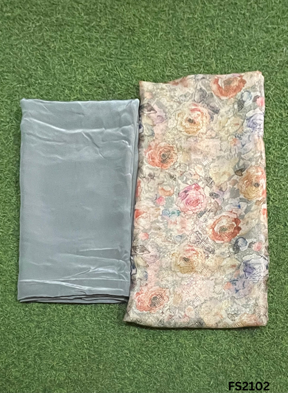 FS2102 | Banarasi Silk Suit | Party Wear | Wedding | Jaggo | Ring Ceremony | Festival | F9DFAA