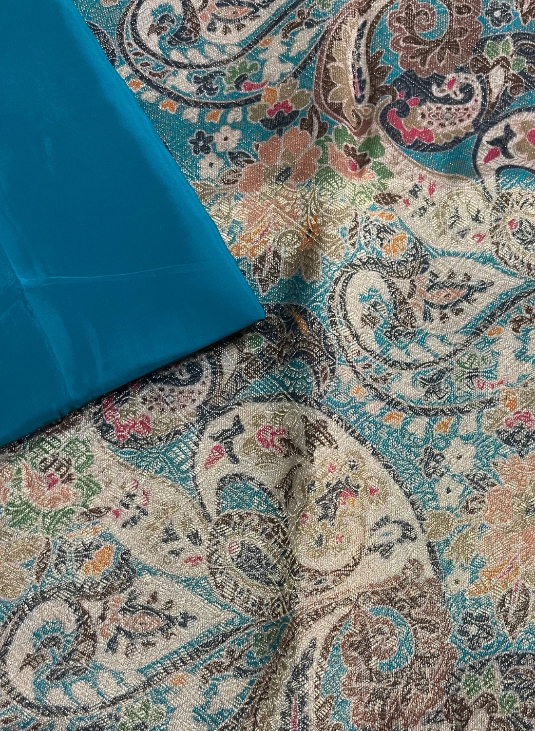 FS2102 | Banarasi Silk Suit | Party Wear | Wedding | Jaggo | Ring Ceremony | Festival | F9DFAA