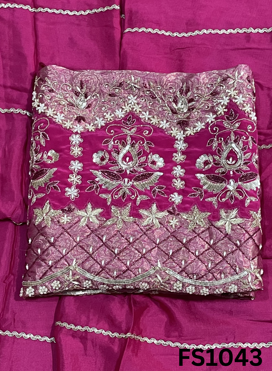 FS1043   | Banarsi Silk Suit | Party Wear | Wedding | Ring Ceremony | Festival | Bridal |