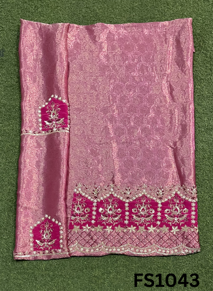 FS1043   | Banarsi Silk Suit | Party Wear | Wedding | Ring Ceremony | Festival | Bridal |