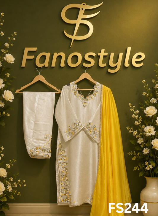 FS244 | Brocode  Suit | Party Wear | Wedding | Ring Ceremony | Festival | Bridal|  F9GAAA