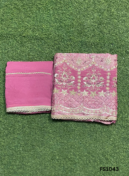 FS1043  | Navy-Blue  | Banarsi Silk Suit | Party Wear | Wedding | Ring Ceremony | Festival | Bridal |