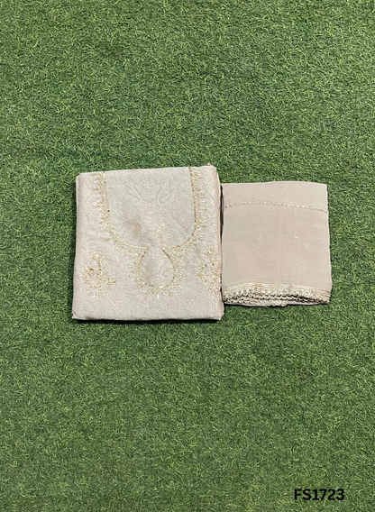 FS1723 | Banarsi Shimmer Suit | Party Wear | Wedding | Jaggo | Ring Ceremony | Festival