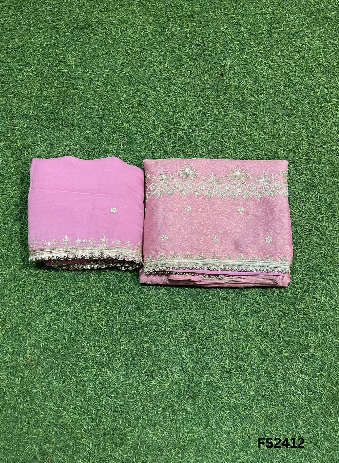FS2412 | Banarsi Silk Suit | Party Wear | Wedding | Ring Ceremony | Festival | Bridal| F9FFAA