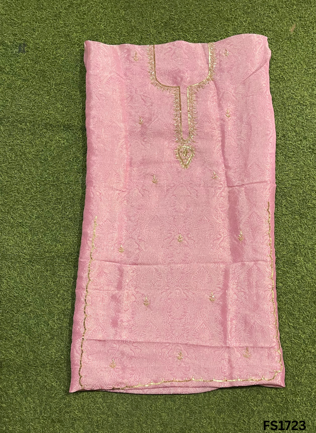 FS1723 | Banarsi Shimmer Suit | Party Wear | Wedding | Jaggo | Ring Ceremony | Festival