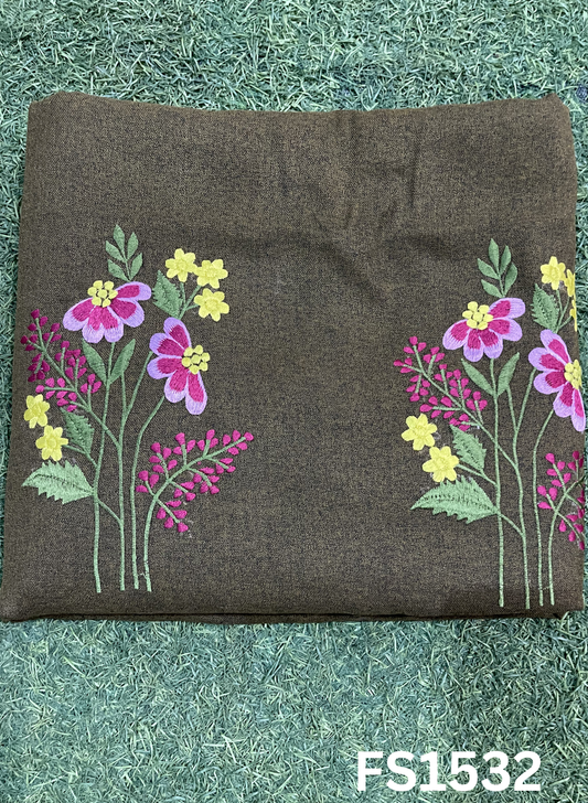 FS1532 |  Pashmina Suite | Pashmina | Regular  Wear | Casual Wear | Winter Wear | Festival|FS1532